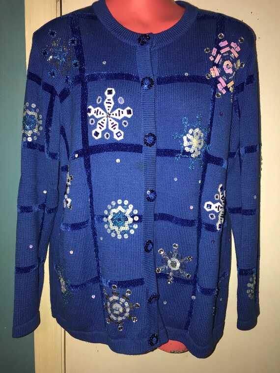 Ugly Christmas Sweater. Vintage Ugly Christmas Swe