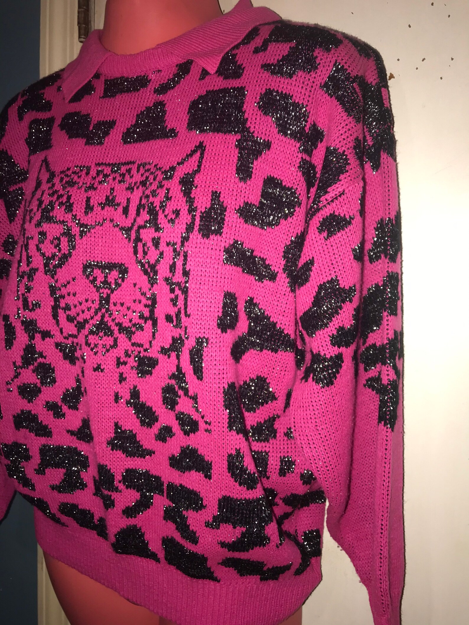ugly pink sweater