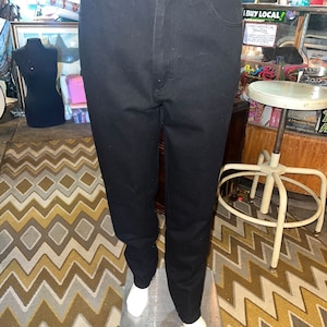 Vintage 90’s Women’s Bugle Boys Black Jeans, Tapered Leg, Size 14L