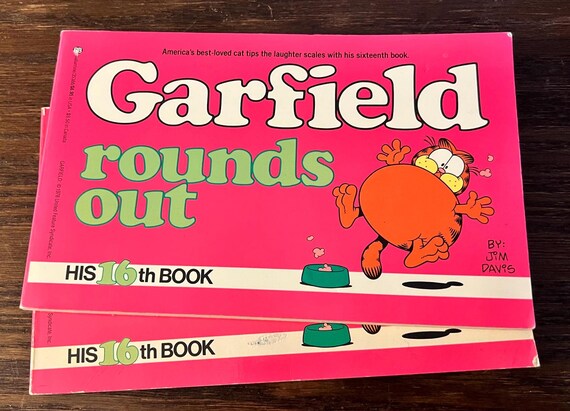 1988 Garfield Rounds Out Book. His 16th Comic Strip Book