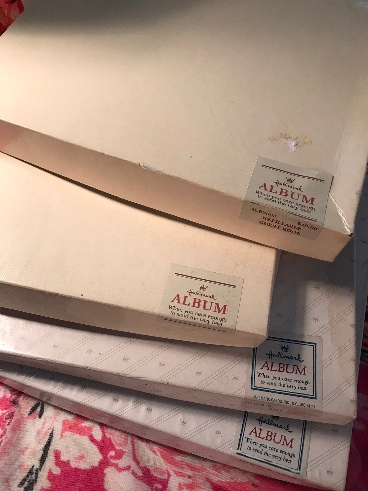 Vintage Hallmark Albums. Wedding Memories Album. NIB. Photo Album. Guest Book.NIB Hallmark