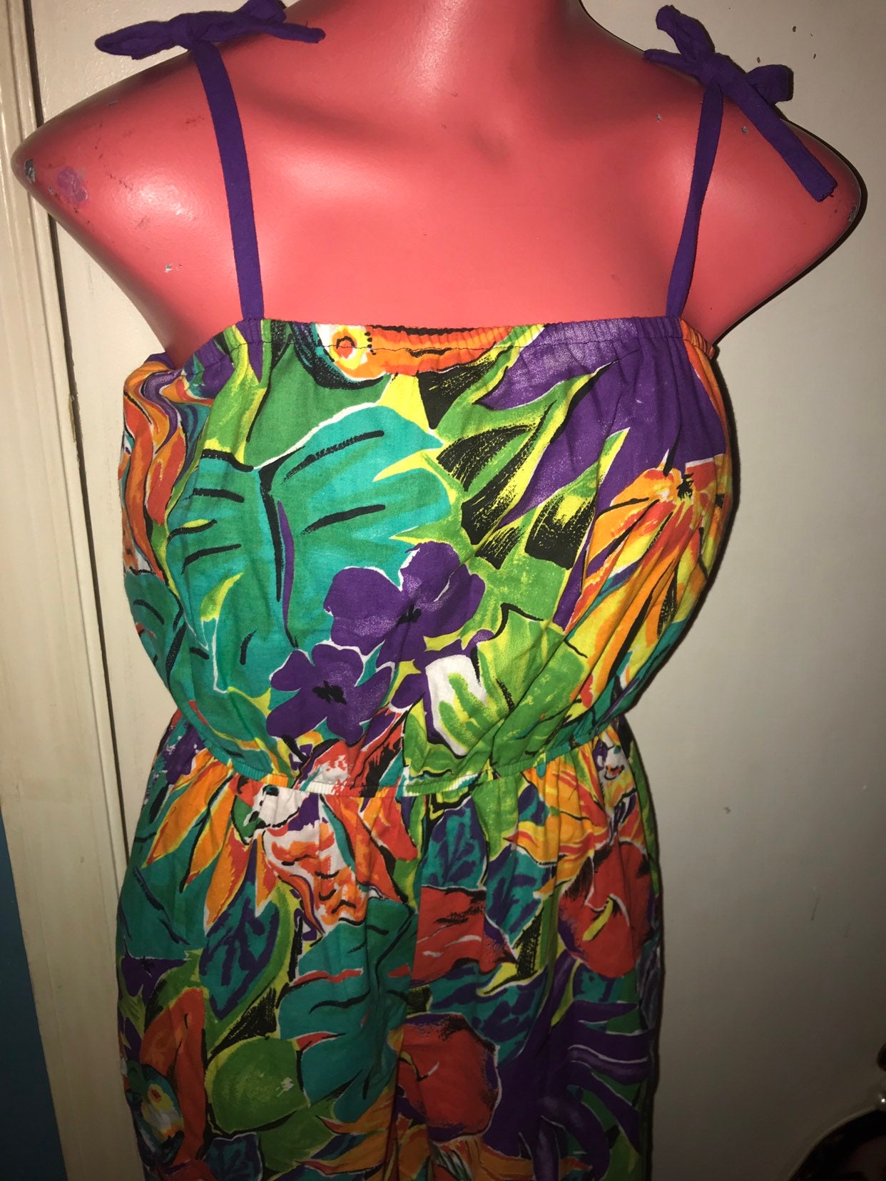 hawaiian print jumper