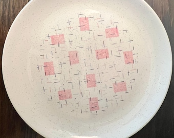 Vintage California Vernonware Tickled Pink Serving Platter