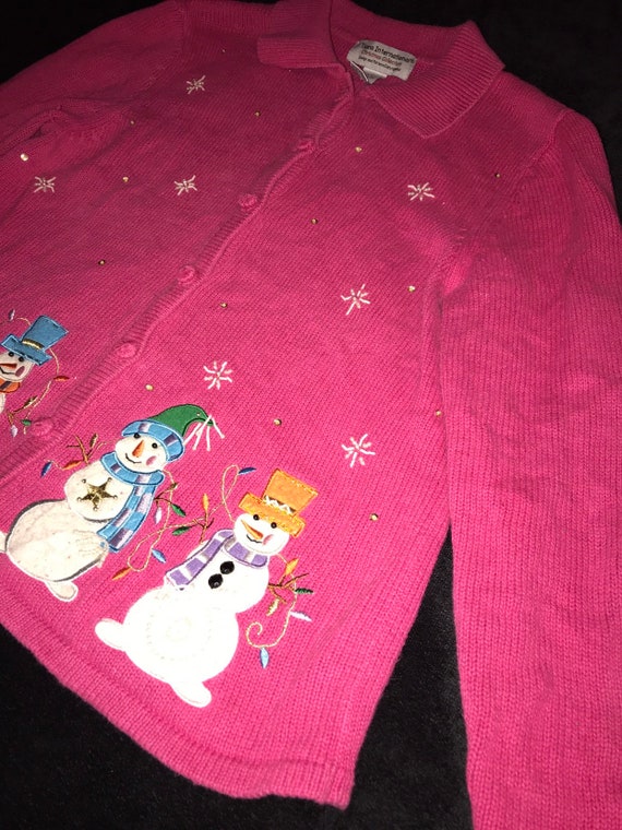 Ugly Christmas Sweater. Vintage Ugly Christmas Sw… - image 3