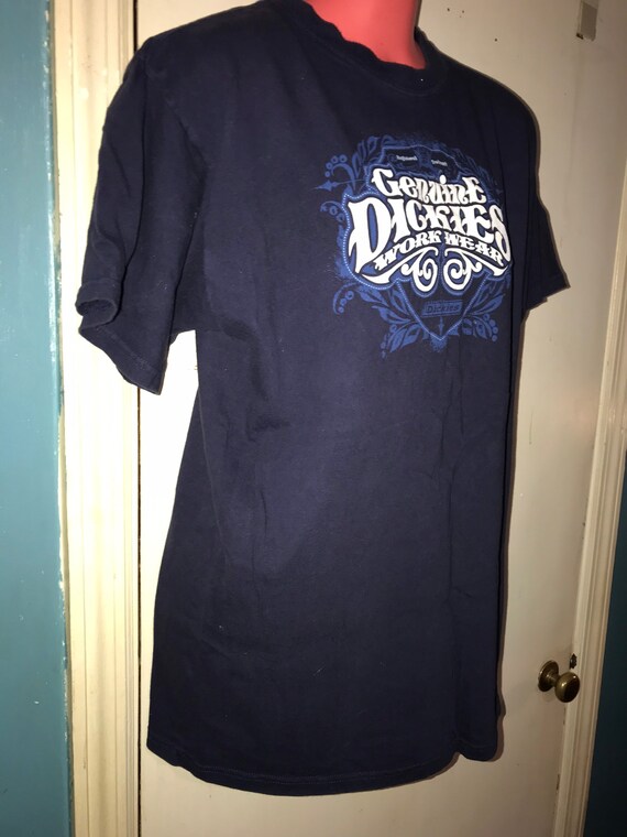 Vintage Dickies Genuine Work Wear T-shirt. 90's T… - image 3