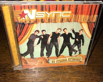 Vintage NSYNC No Strings Attached CD. Vintage Compact Disc. 2000 NSYNC on cd. It’s Gonna Be Me, I Thought She Knew