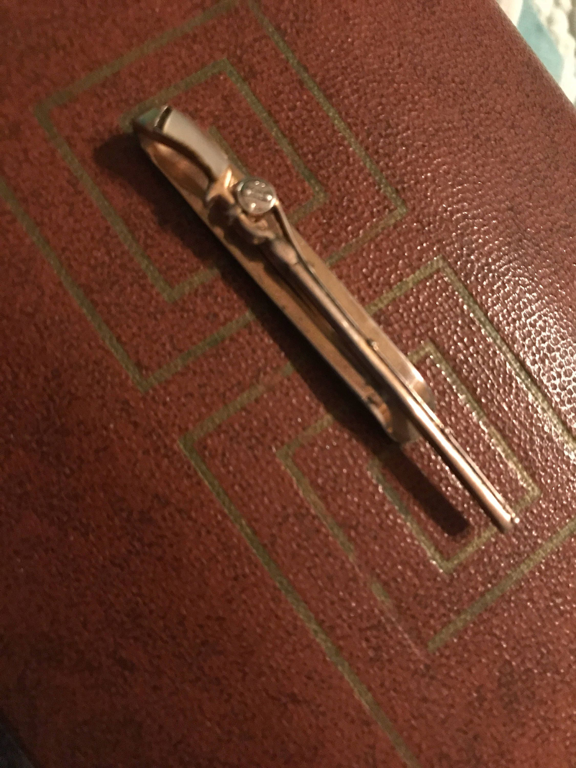 Vintage Swank Tie Clip. Gold Gun Swank Tie Clip. Tie Clip. Gun Tie Clip