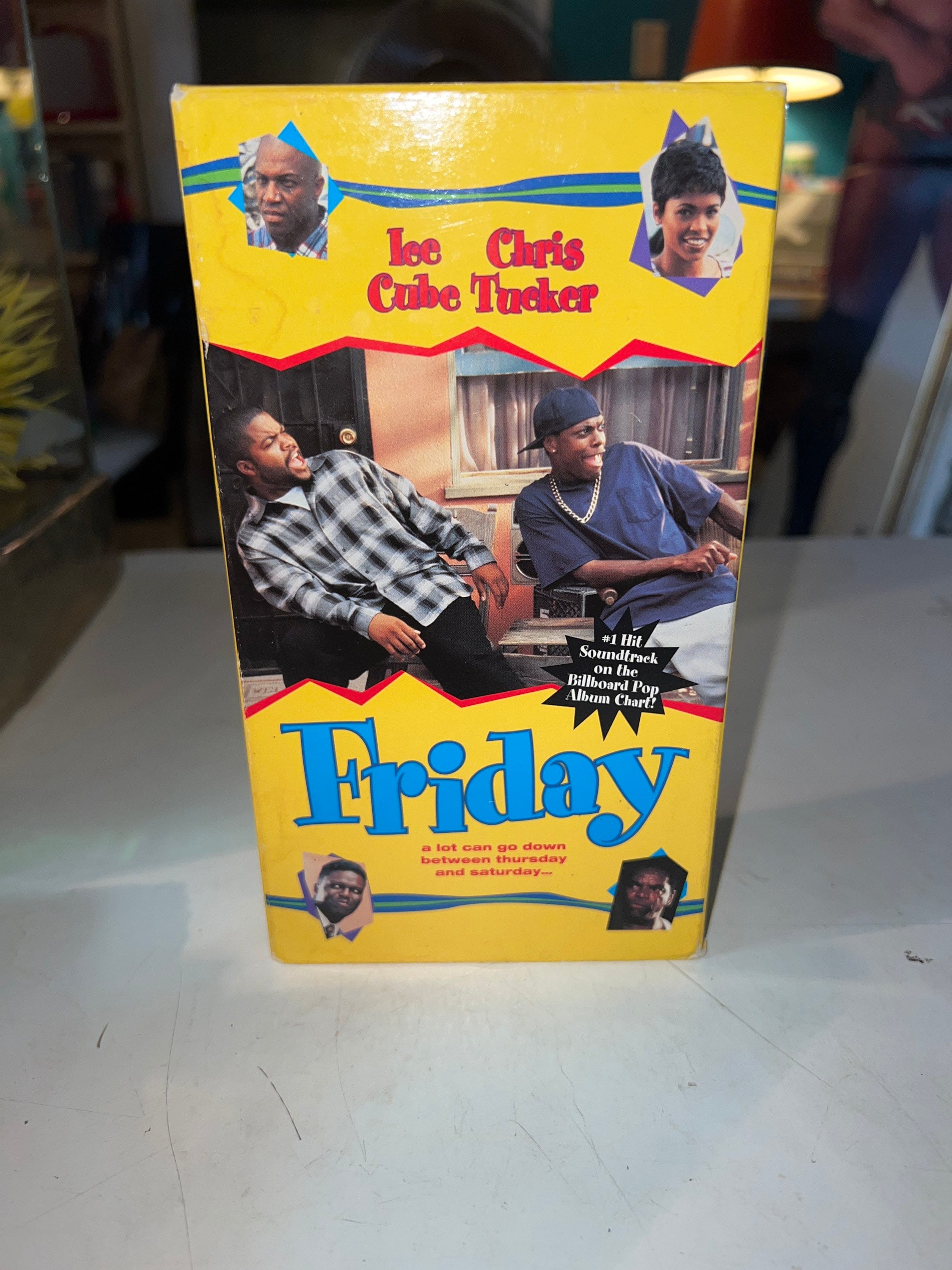 Vintage Friday VHS Tape. Vintage Video Movie Tape, Friday. Ice Cube