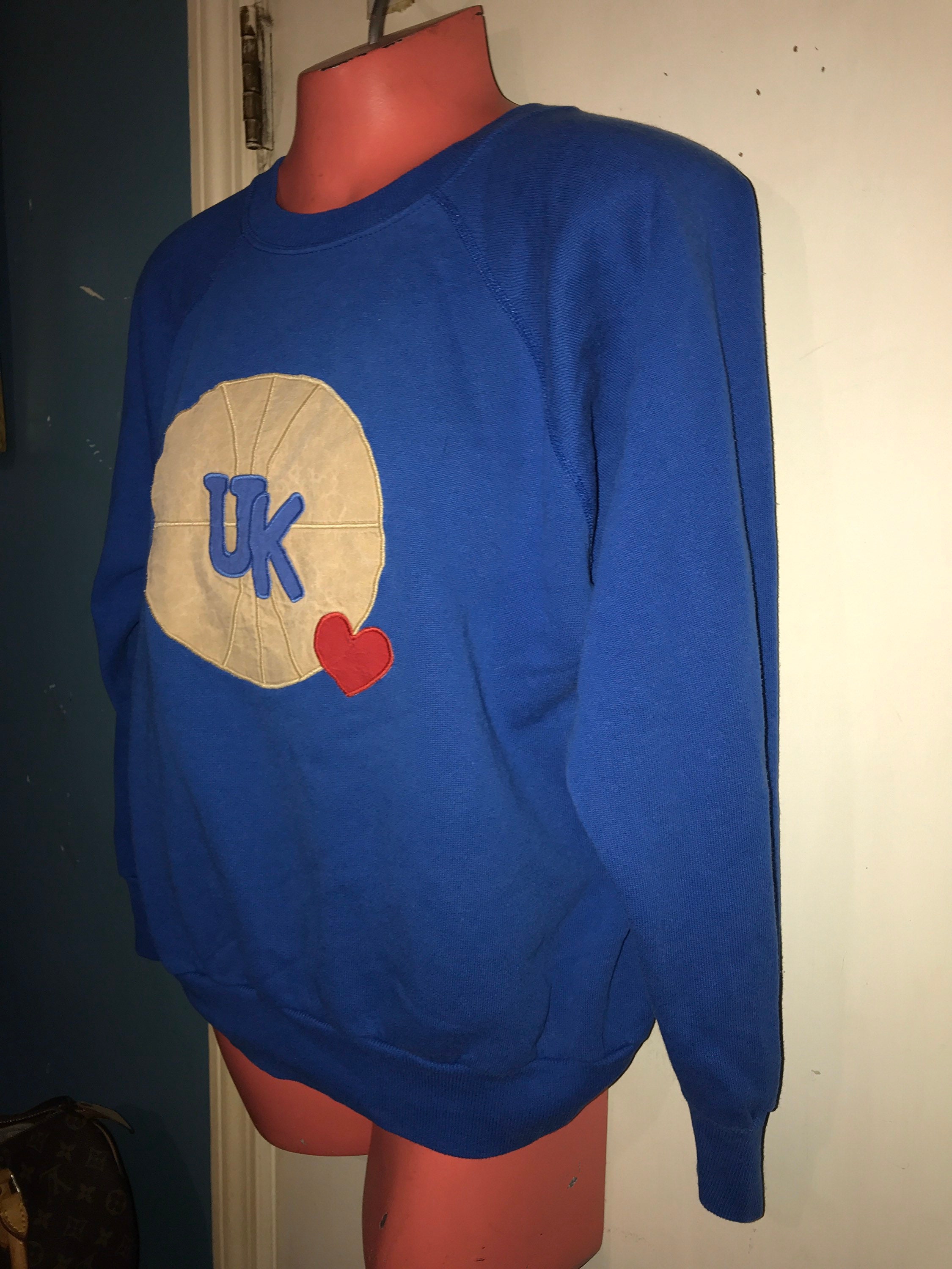 Vintage Handmade Kentucky Wildcat Sweatshirt. Kentucky Wildcats