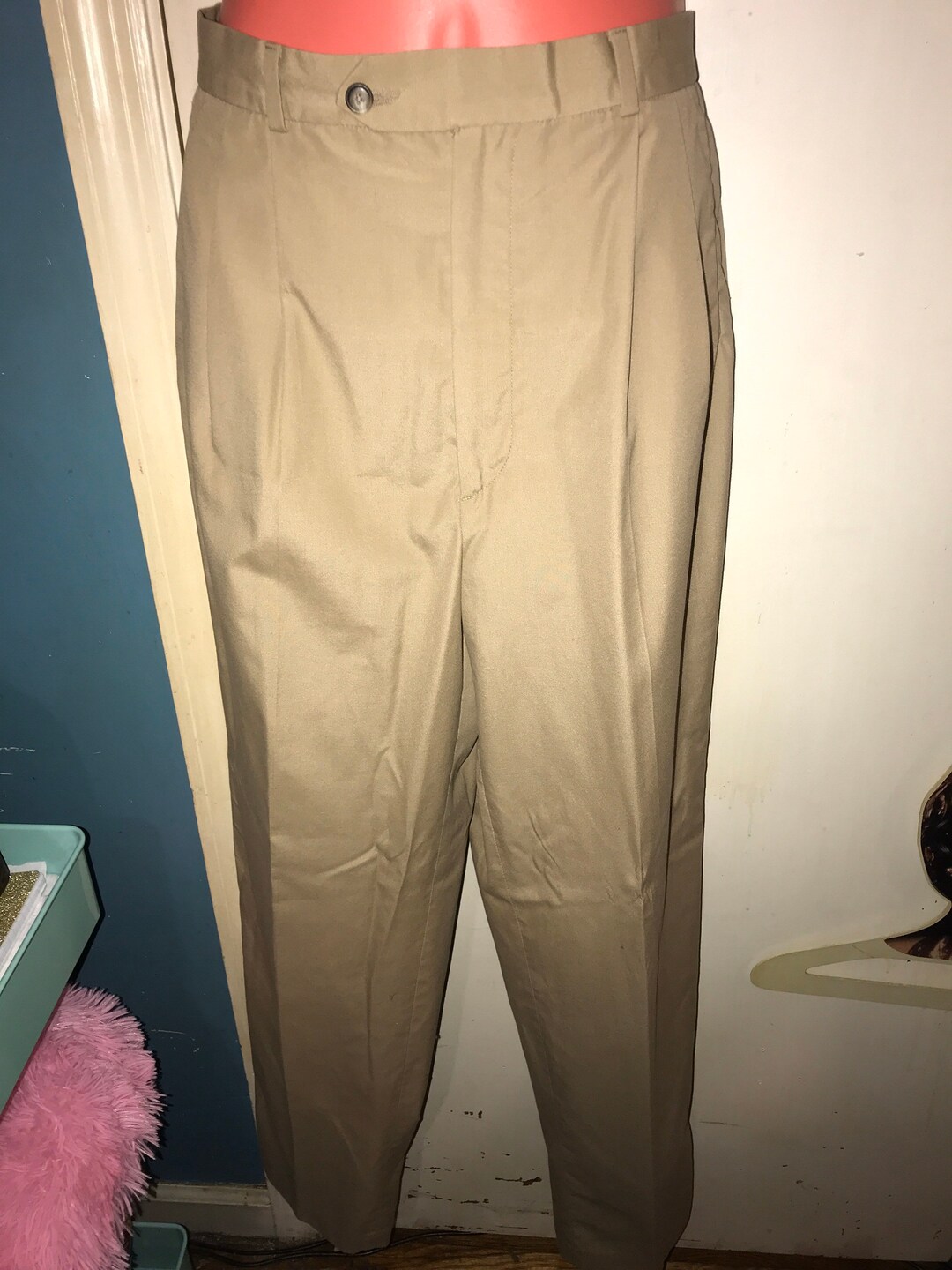 Vintage Womens Lands End Khaki Pants. Lands End Khaki Pants. Khaki