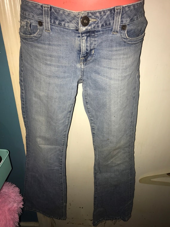 Vintage Distressed Guess Jeans. Low Rise Guess Jea