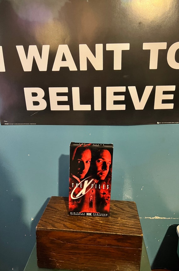 Vintage The X Files VHS Tape. Vintage Video Movie Tape, The X Files Movie, Science Fiction Movie