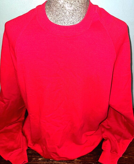 Vintage 90’s Red Jerzees Plus Size Sweatshirt, Size 3X