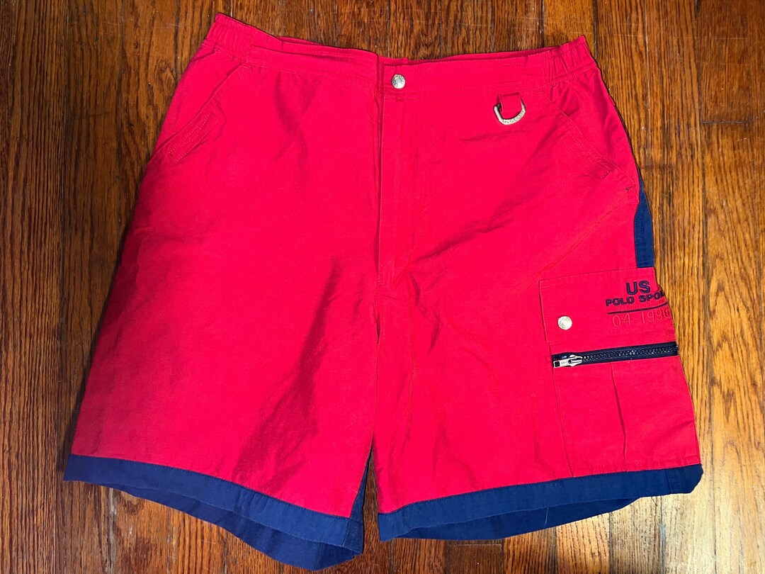 Vintage Men's Polo Sport Active Shorts. Polo Sport Swim Trunks. Nylon ...