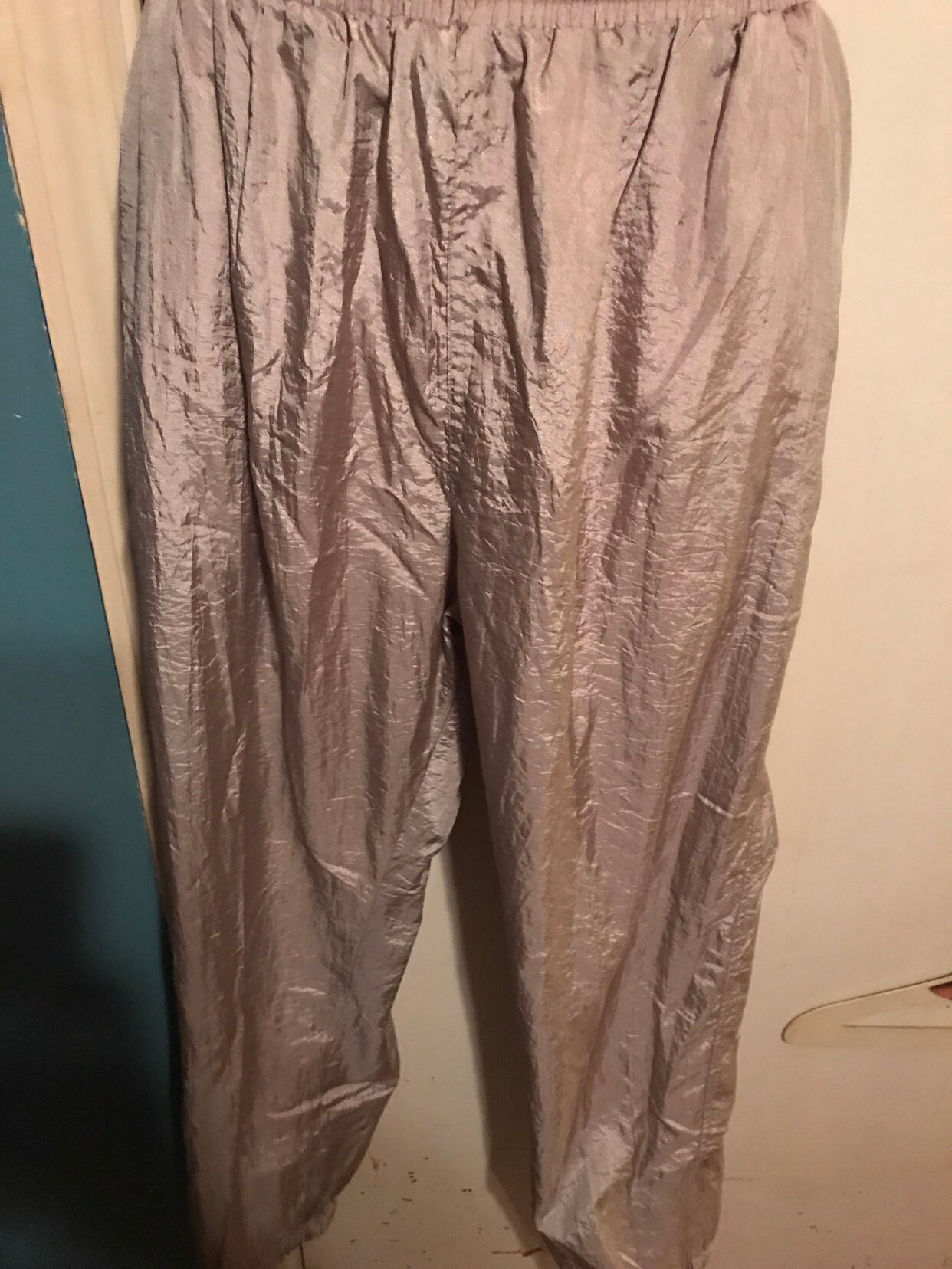 Vintage Windbreaker Pants. Tan Gold Windbreaker Pants. Windbreaker ...