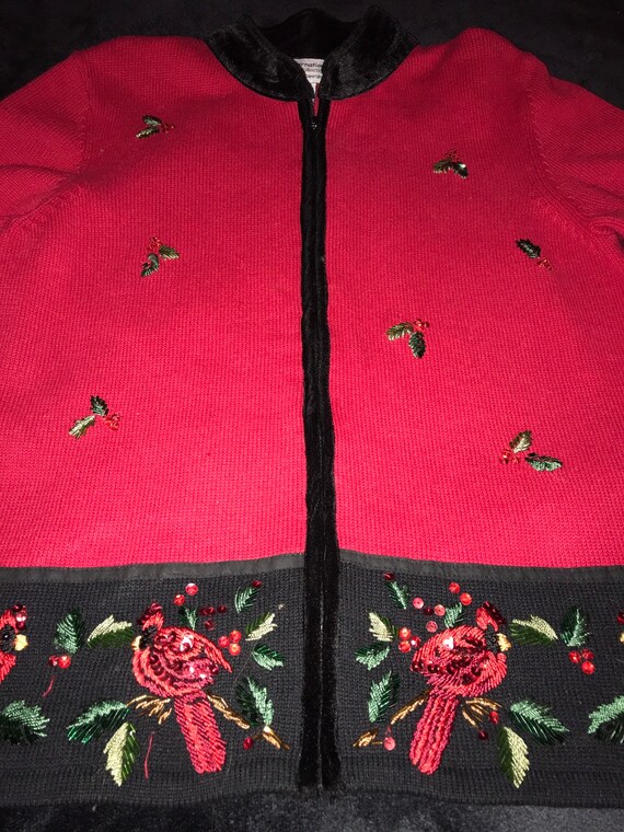 Ugly Christmas Sweater. Vintage Ugly Christmas Sw… - image 2