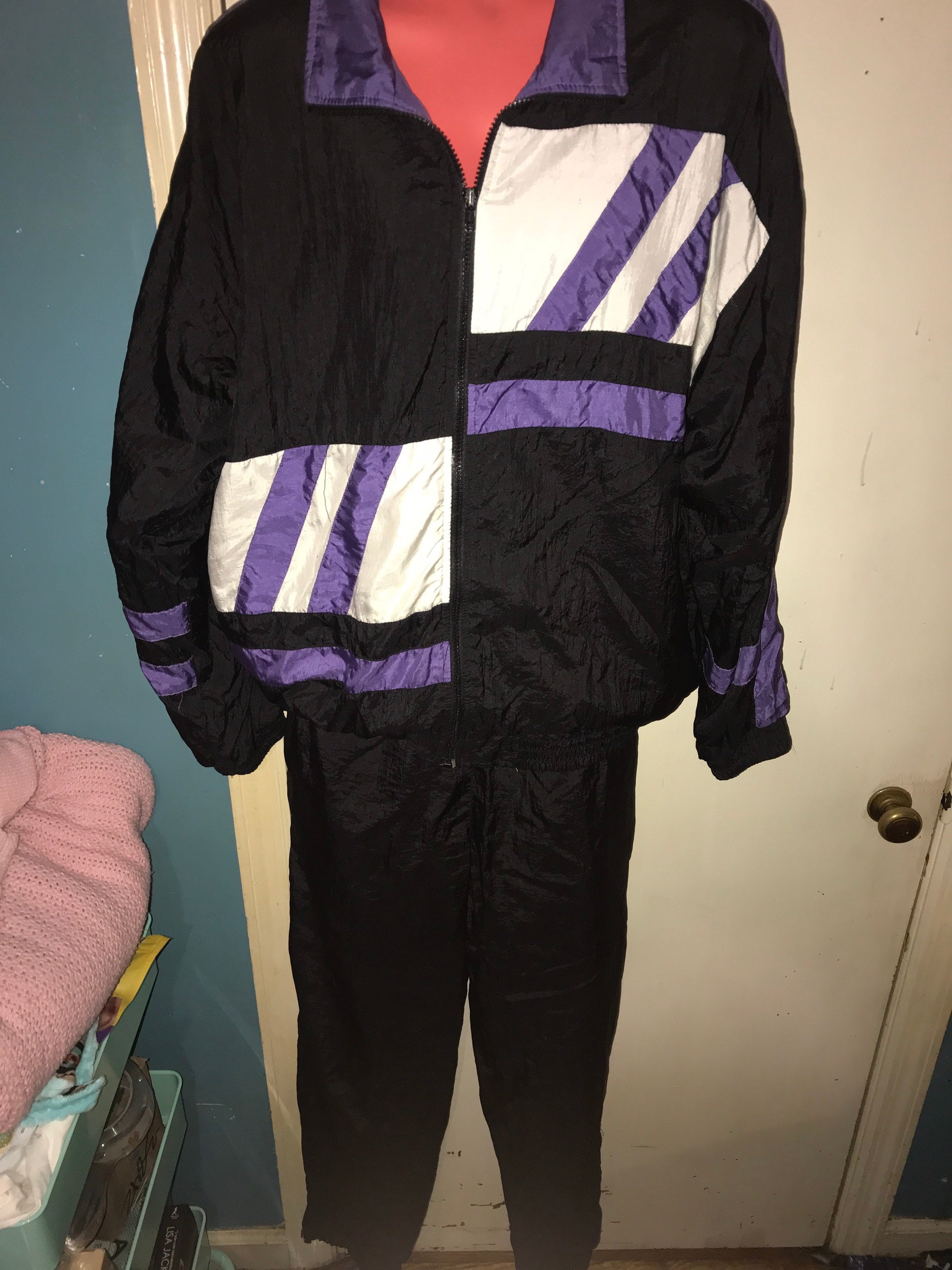 Vintage Windbreaker Track Suit. Men’s Windbreaker. 80's Tracksuit