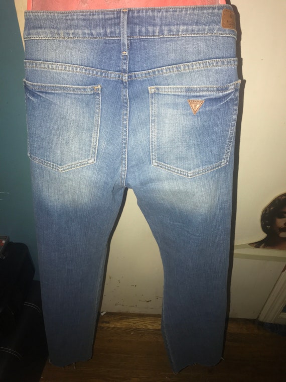 Vintage Guess Jeans. Low Rise Guess Jeans. Distre… - image 6