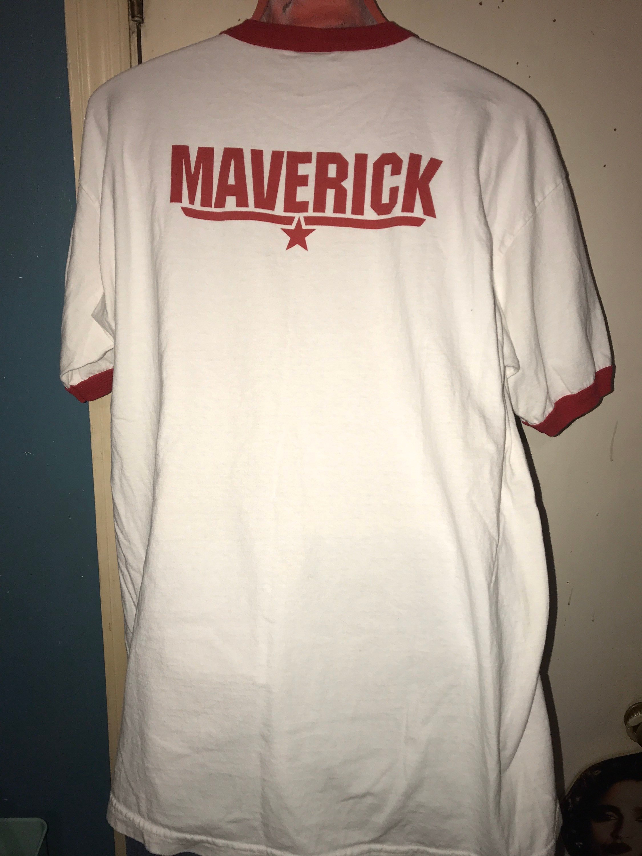 Vintage Top Gun T-shirt. White and Red Top Gun Movie T-shirt. Maverick ...
