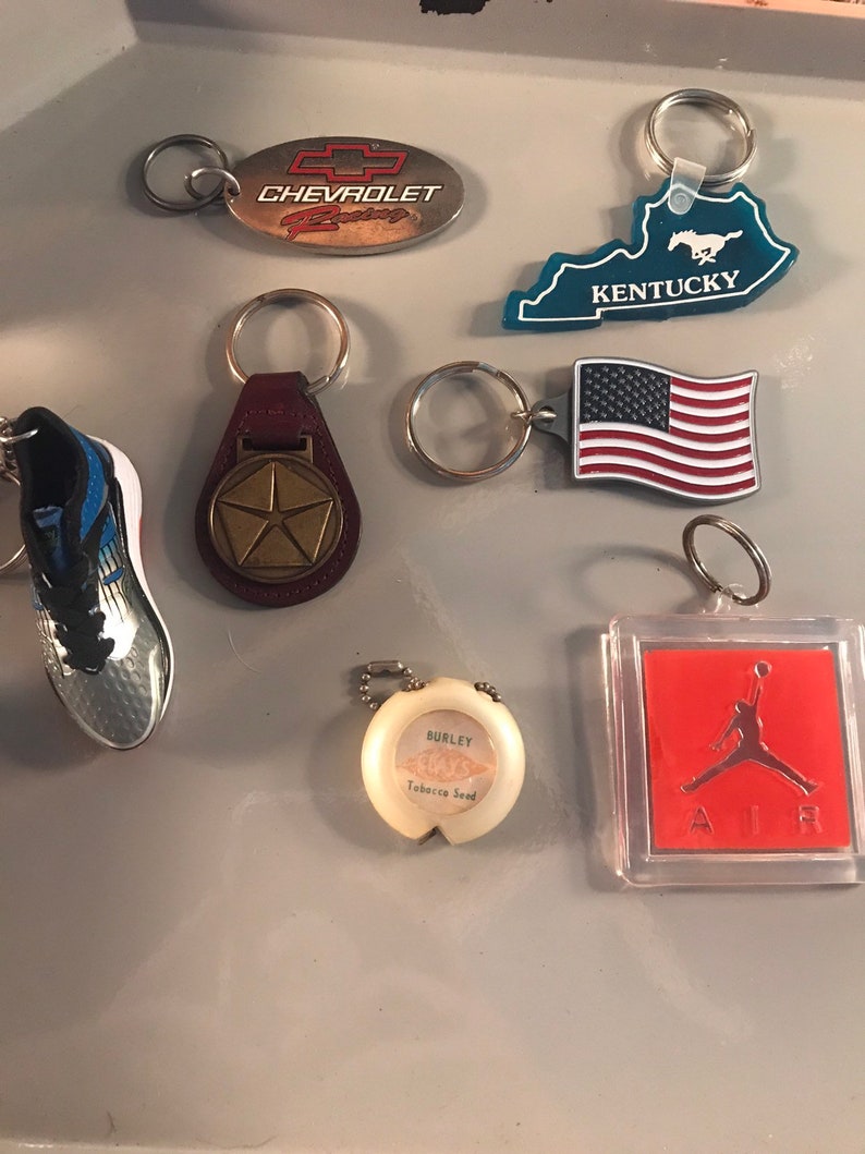 Vintage Keychains. Chevy Keychain. Kentucky Keychain. American Etsy