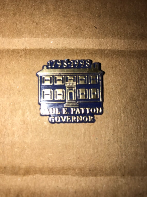 Vintage Kentucky Governor Lapel Pin. Kentucky Pau… - image 1