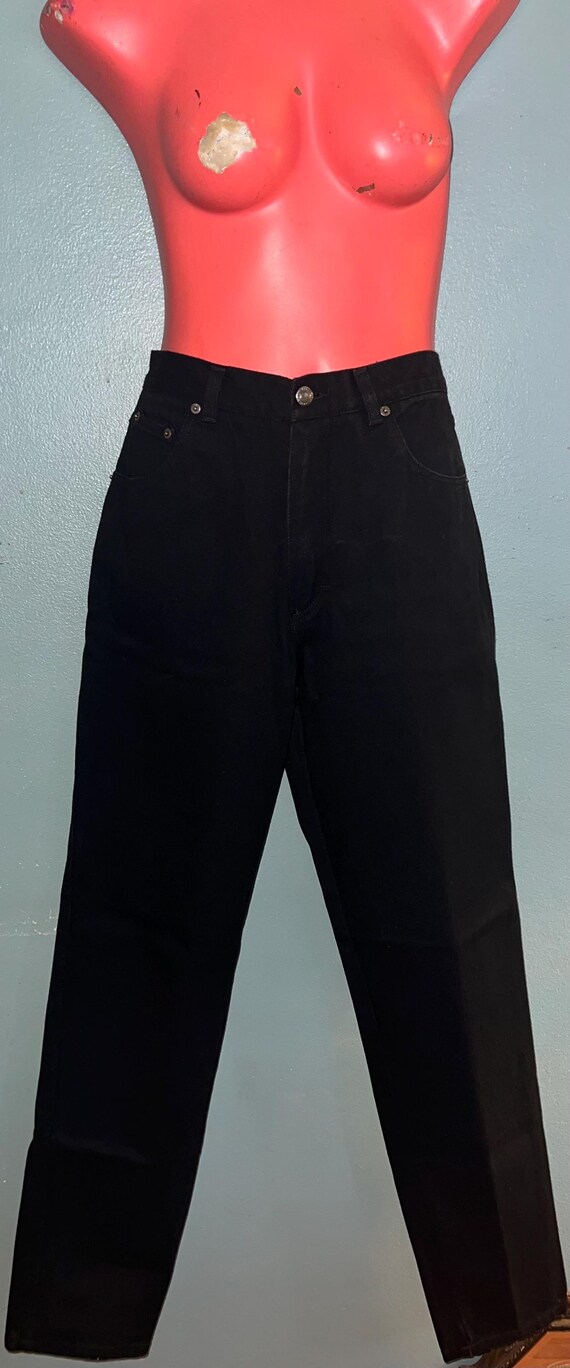 Vintage 90’s Women’s Bugle Boys Black Jeans, Tapered Leg, Size 14L