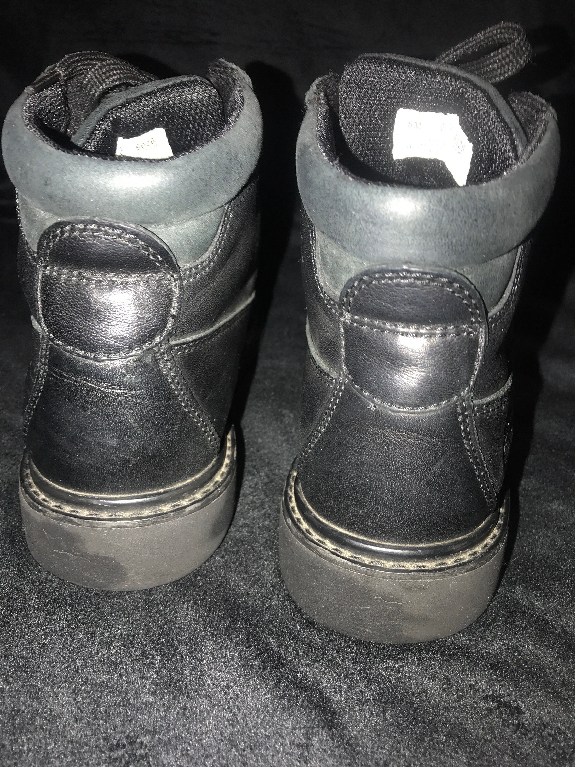 Vintage Black Timberland Boots. Timberland Leather Boots. 90’s Womens ...