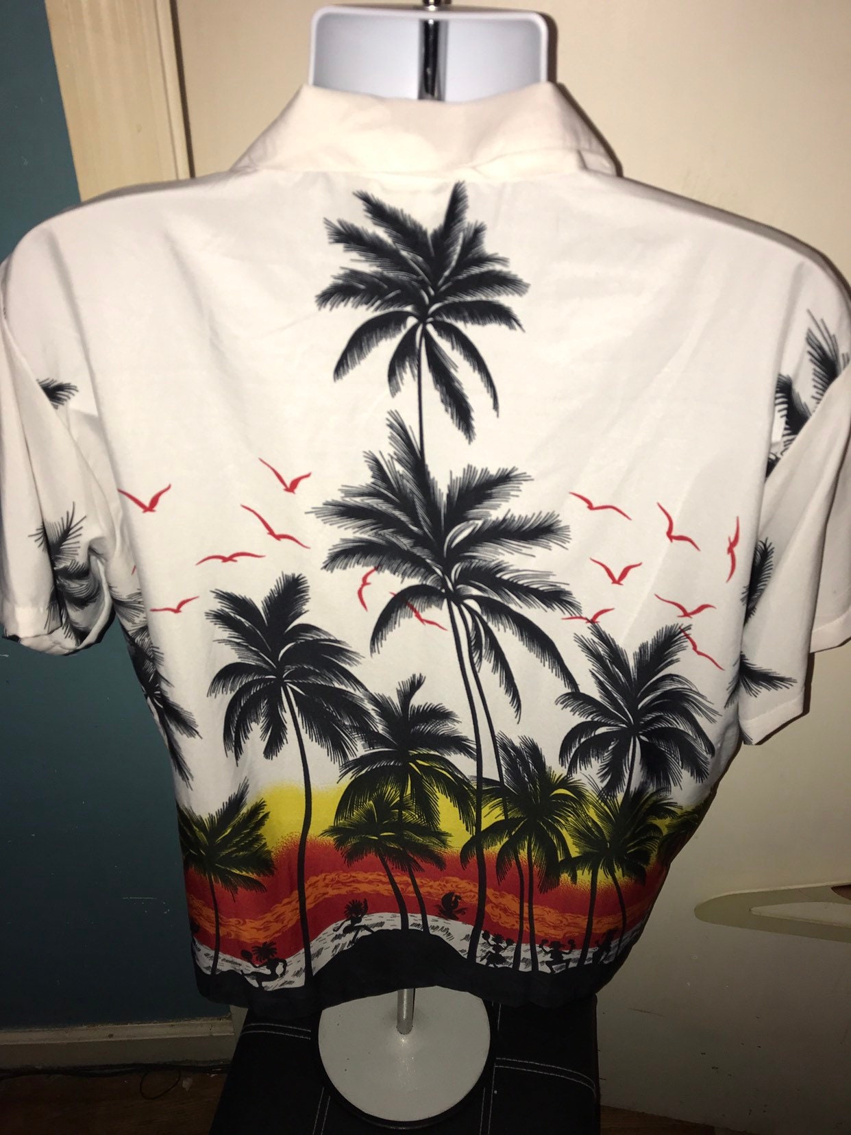 Vintage Hawaiian Shirt. Men's Hawaiian Shirt. Hawaiian Shirt. Hawaii ...