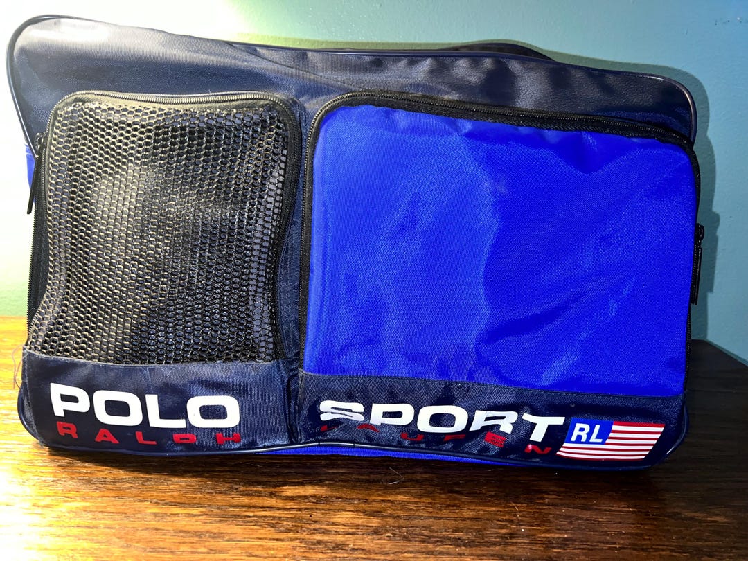 Vintage 1990's Blue Ralph Lauren, Polo Sport Duffel Bag - Etsy