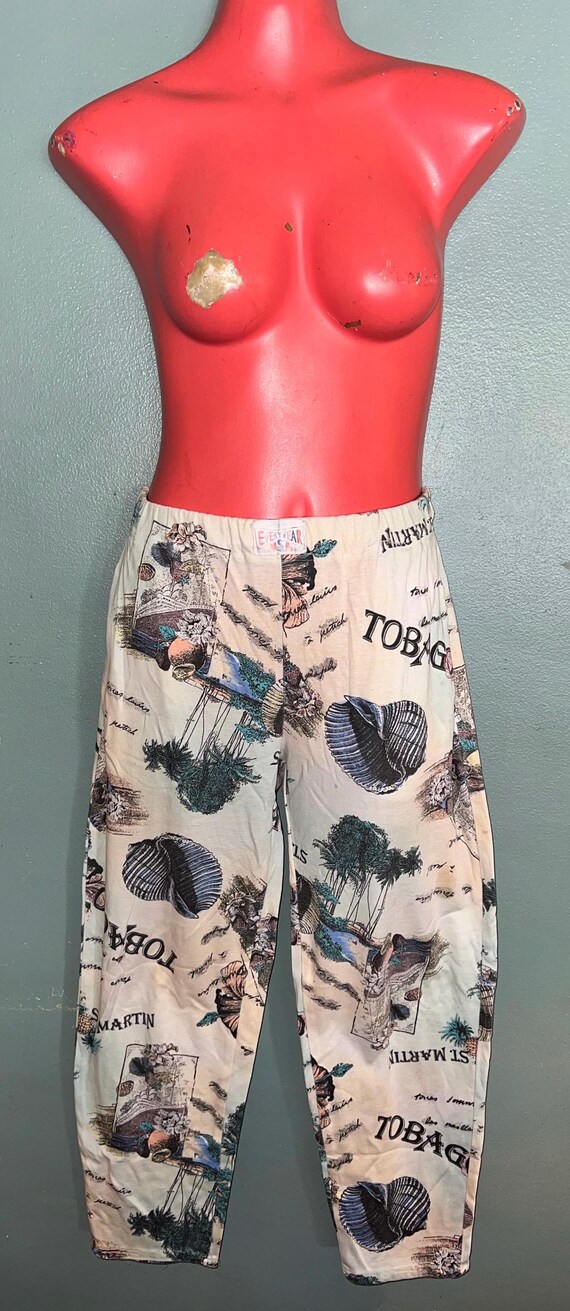 Vintage 1980’s Caribbean Everywear Pants, Size Extra Small