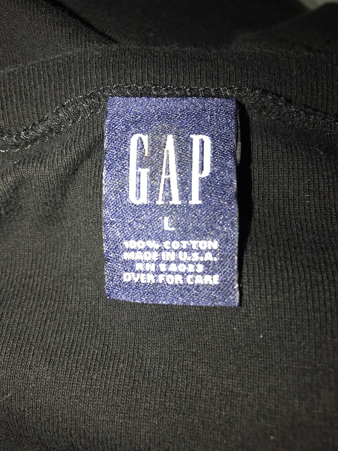 Vintage Gap Shirt. Black Gap T-shirt. Black and White Shirt. - Etsy