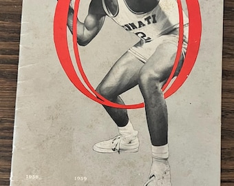Vintage 1958 University of Cincinnati Basketball Brochure