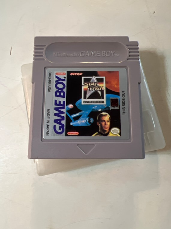 Vintage Star Trek Gameboy Game. 90’s Gameboy Game Cartridge. Star Trek 25th Anniversary Game