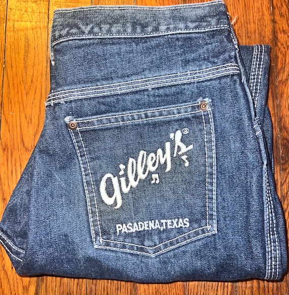 Vintage Gilley's Pasadena Texas Jeans, Urban Cowboy Bar, Size 15