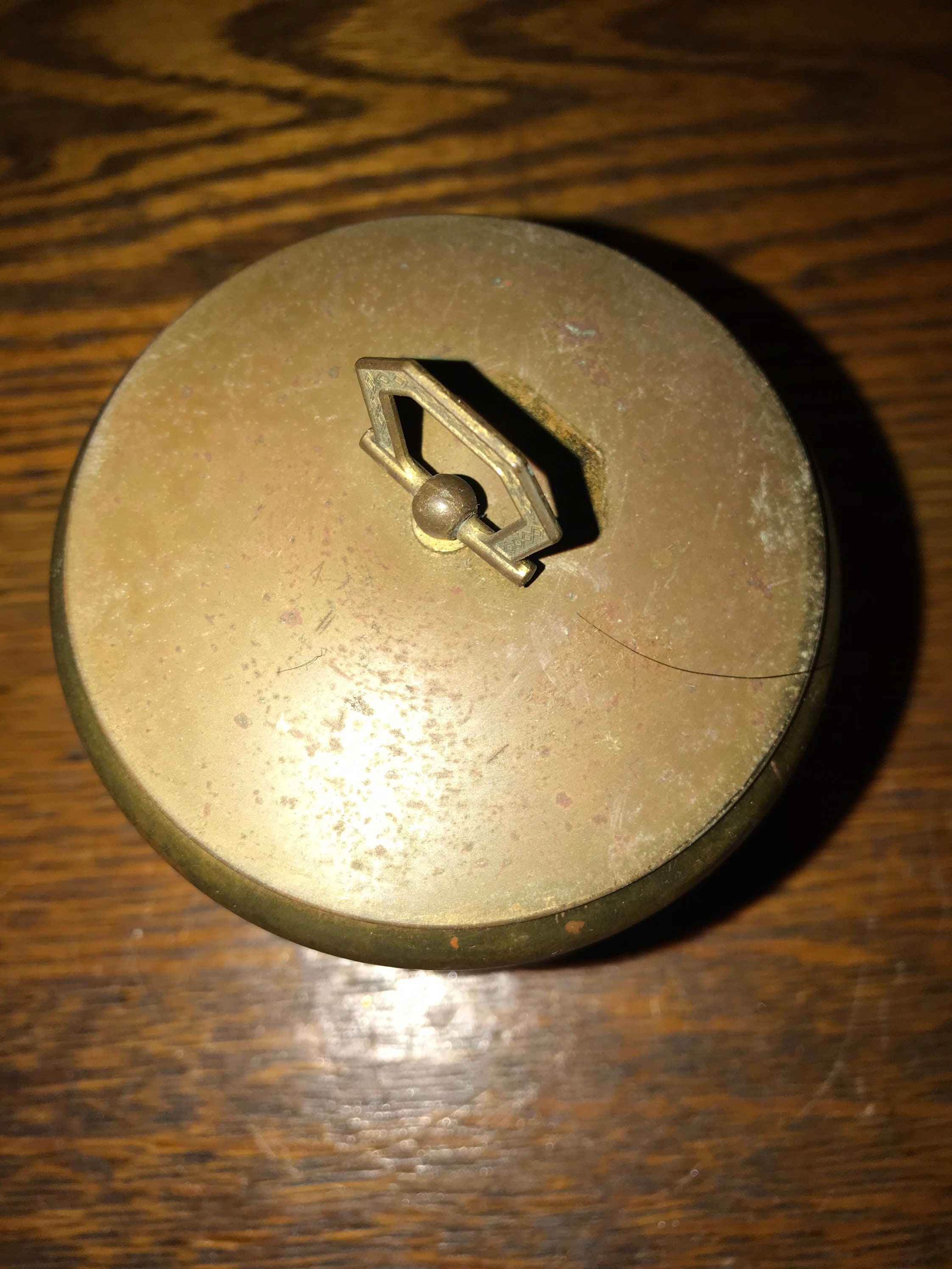 Vintage Brass Stacking Ashtrays. Vintage Brass Ashtrays For Guests. Set