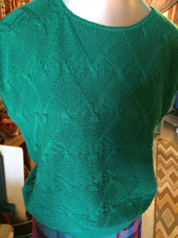 Vintage Green Sweater. Green Sweater. Spring Swea… - image 2