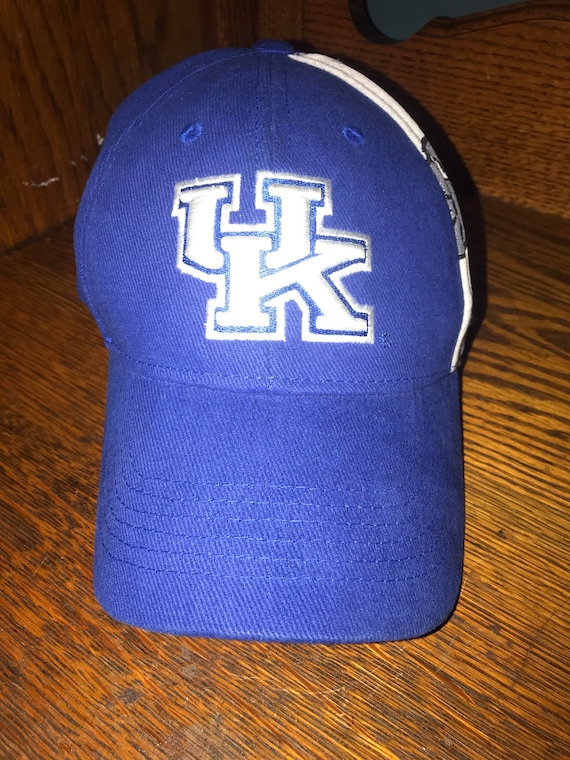 Vintage University of Kentucky Hat. UK Wildcats Hat. UK Blue Wildcat Hat. Wildcat Blue Hat