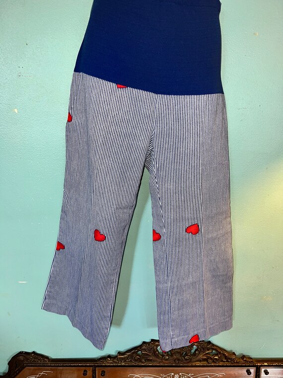 Vintage 1960's Adorable MaternityPants. 60's Mod … - image 3