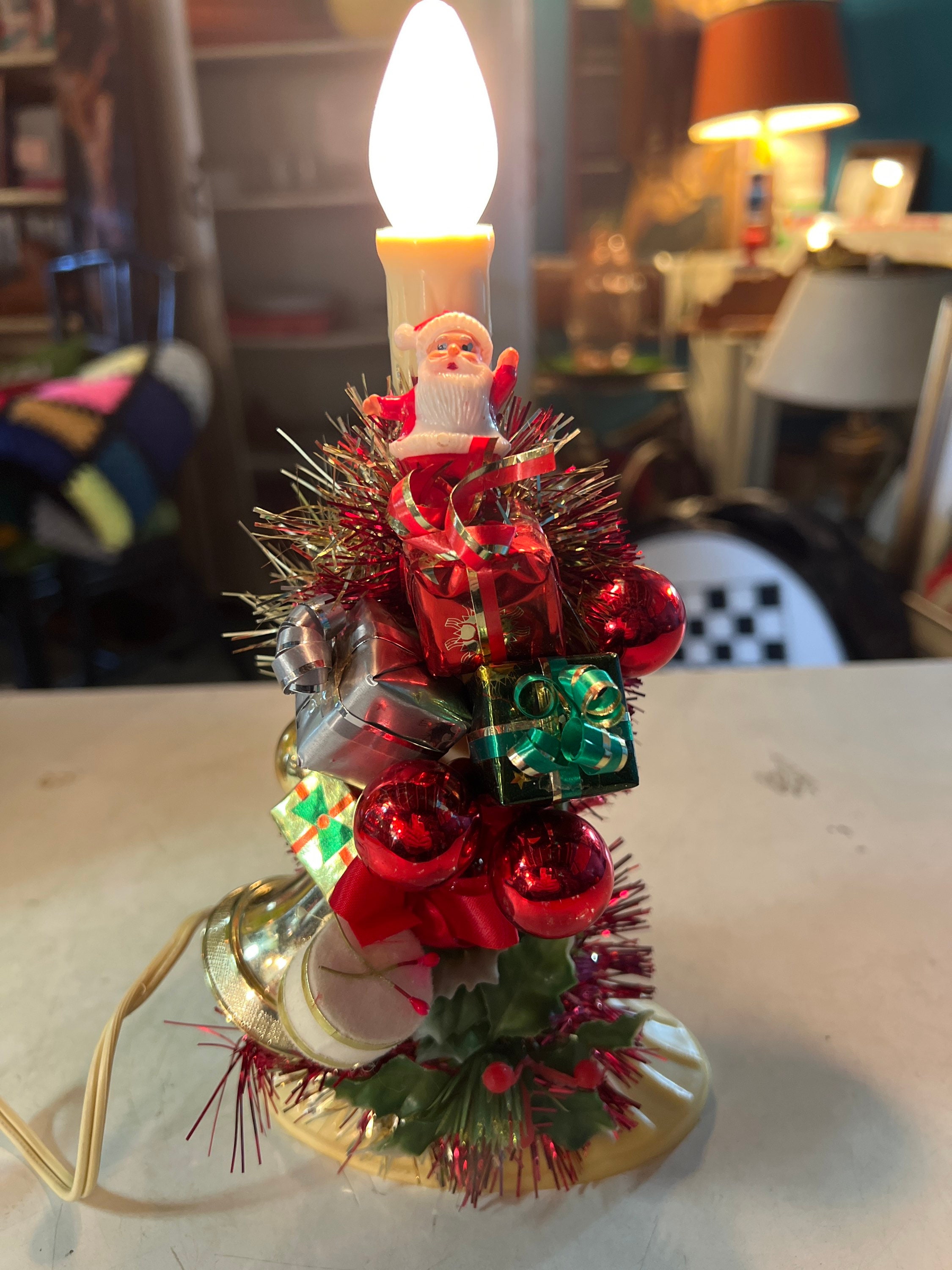 Vintage Christmas Candle Lights 