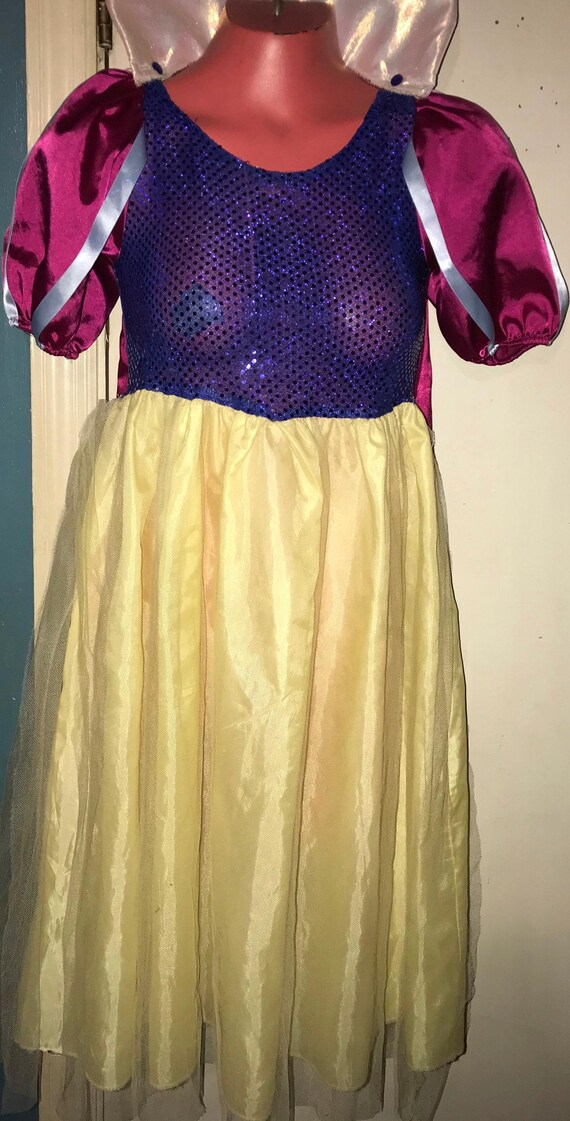 Vintage 1990’s Disney Store Snow White Dress Costume, Size 8/10