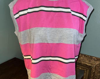 Vintage Vintage 80's Esprit Sleeveless Crop Top, Size Medium