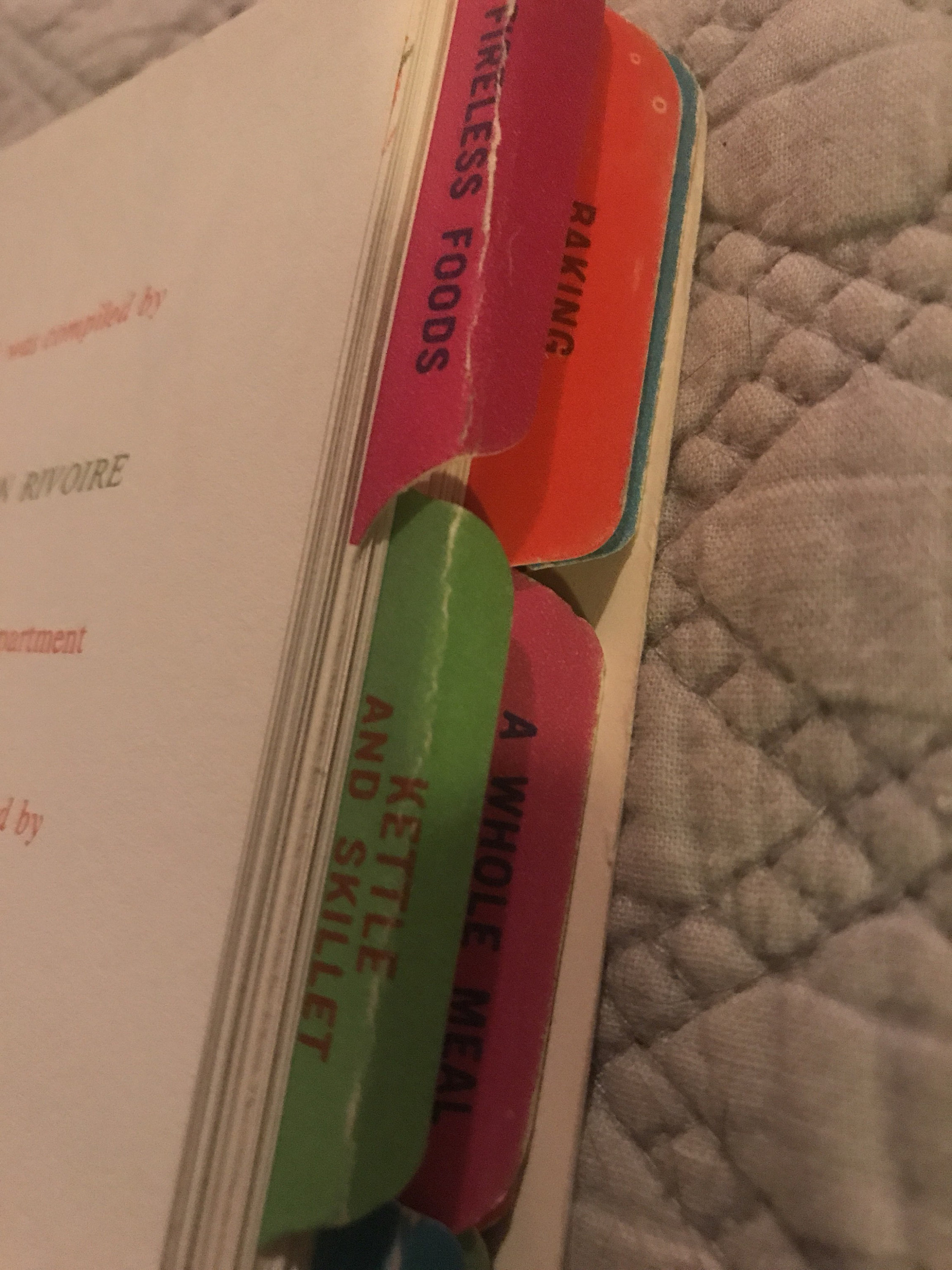 Vintage Cookbook. Girl Scouts Cookbook. Out Od Doors Cookbook. Girl