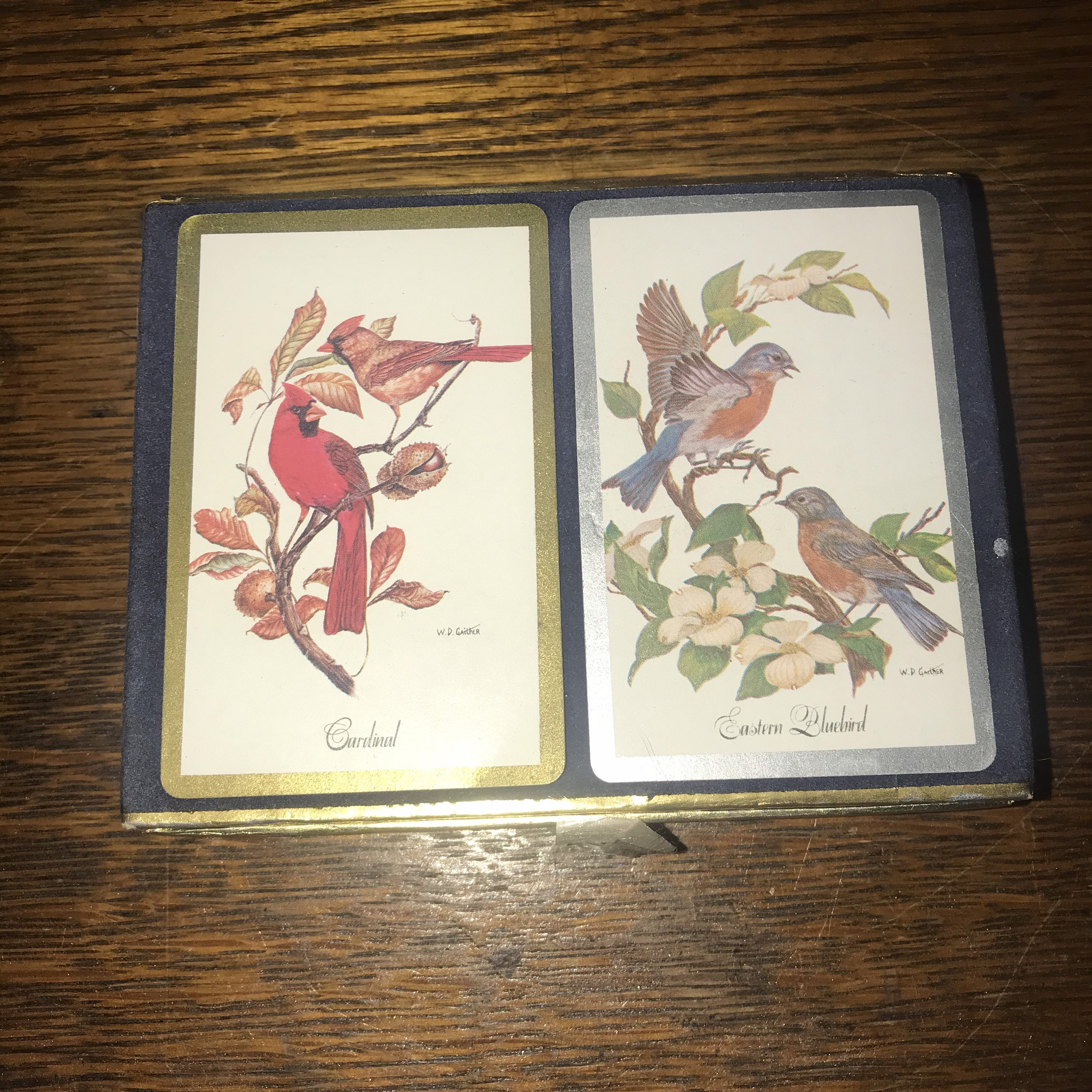 Vintage Congress Playing Cards. Cardinal and Bluebird Congress Playing