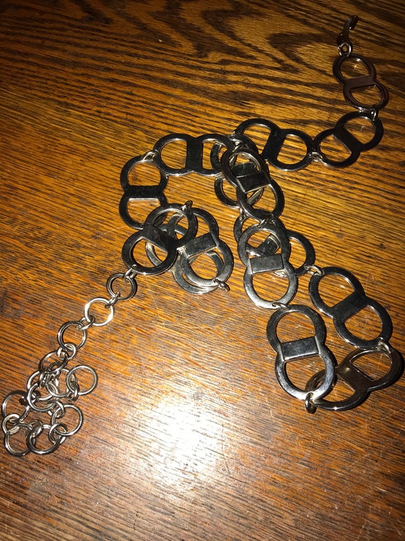 Vintage Silver Chain Belt