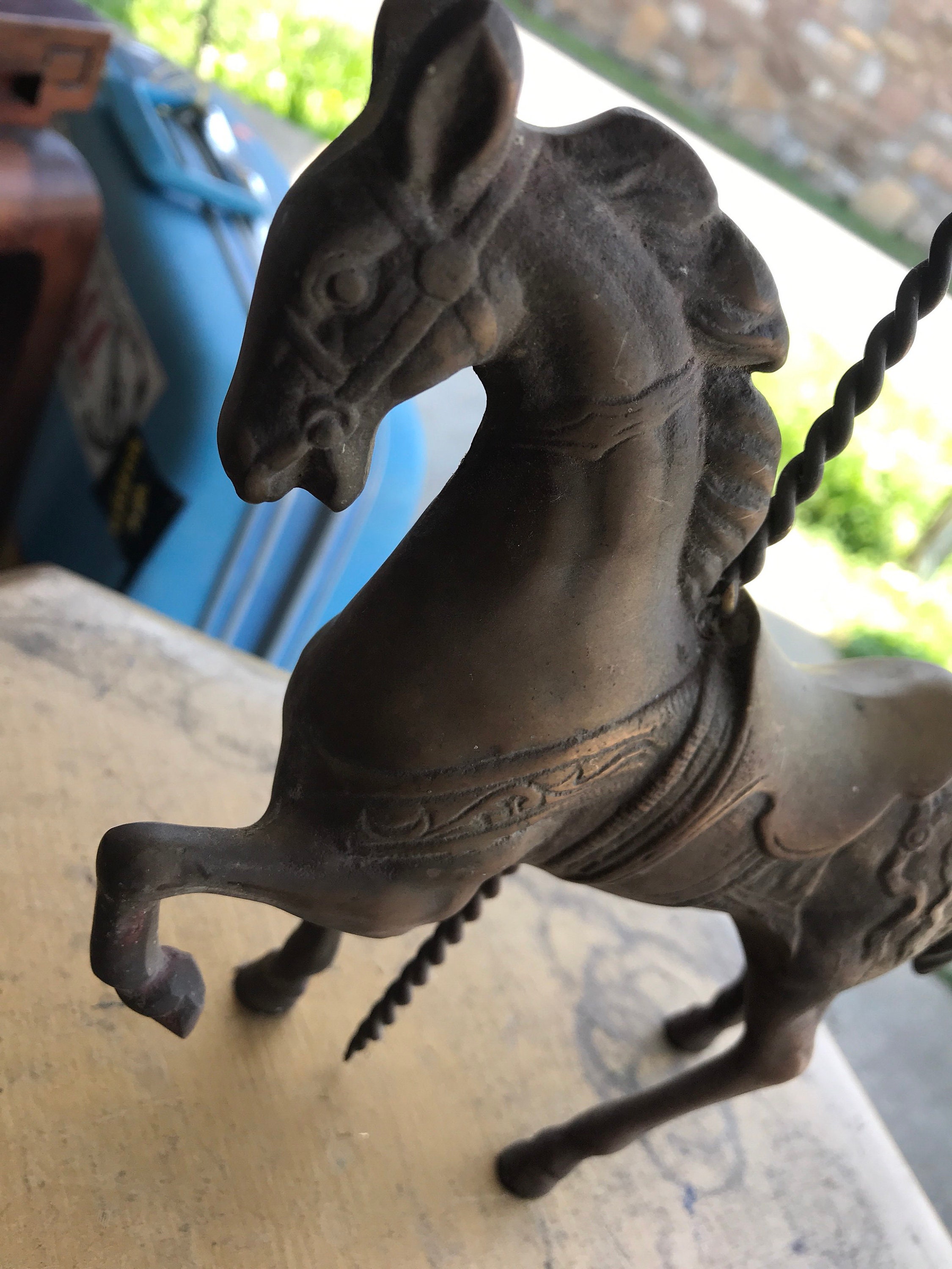 Vintage Brass Horse. Vintage Brass Carousal Horse. Brass. Vintage Brass