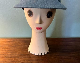 Vintage 1980’s Denim Sun Visor
