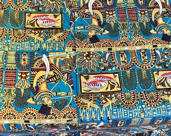 Vintage 1990’s Alexander Henry Egyptian Material, 1 Yard Fabric