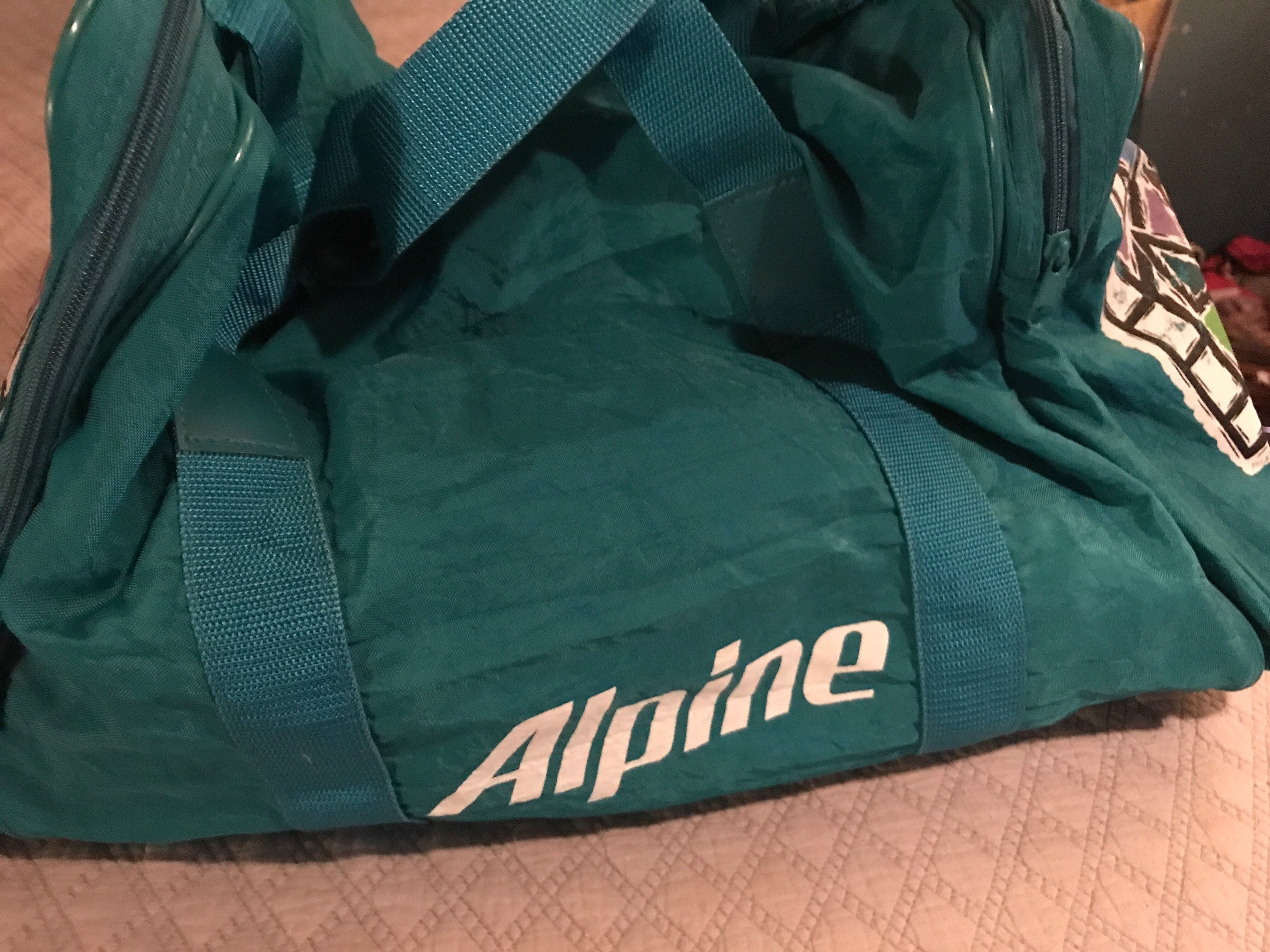 Vintage Alpine Ski Bag. Alpine Duffel Bag. Ski Bag. Alpine.