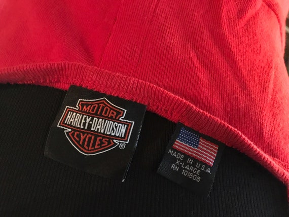 Vintage Harley Davidson Tank Top Shirt. 1990's Re… - image 6