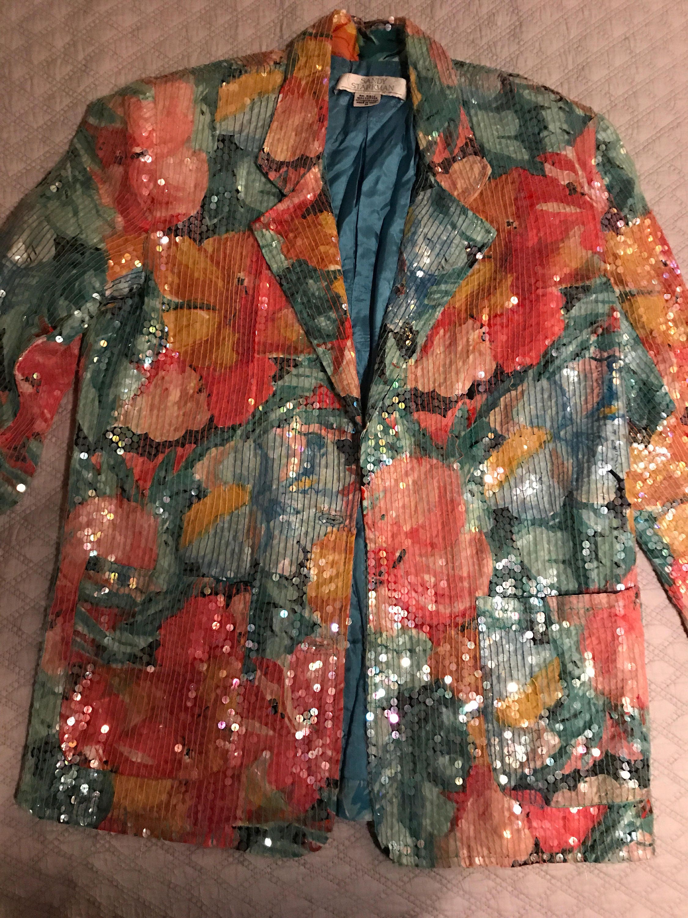 vintage sequin blazer